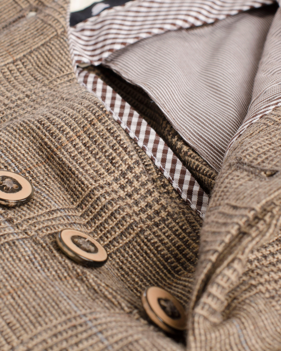 Homme | Pantalons | Hackett | Chino Glen Check Brown