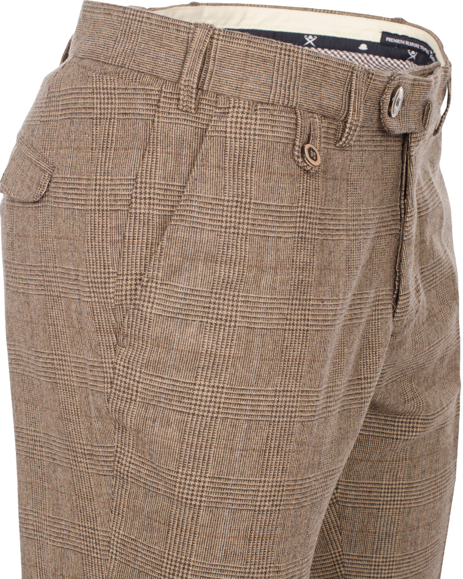 Homme | Pantalons | Hackett | Chino Glen Check Brown
