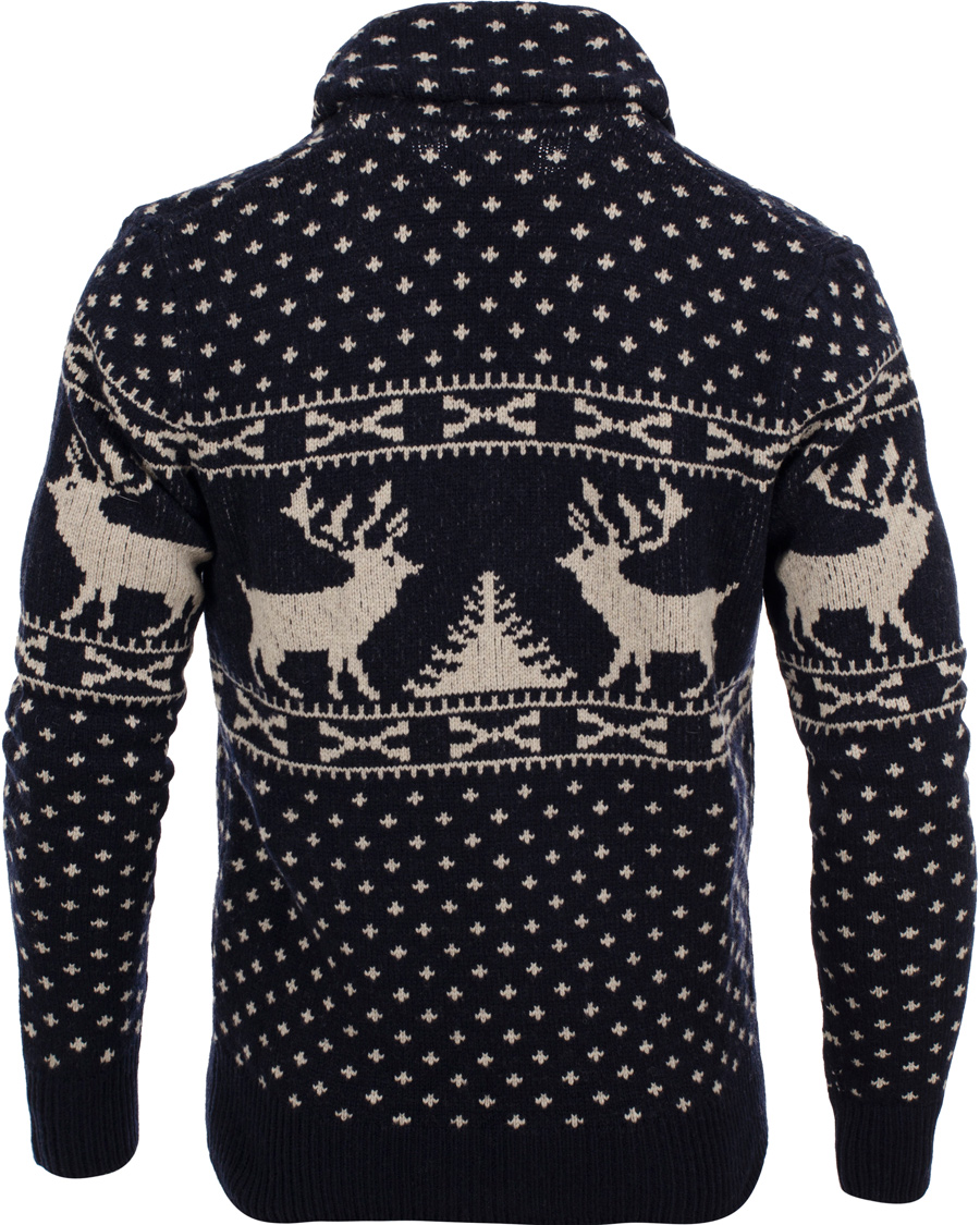 Heren | Truien | Hackett | Rudolf Cardigan Navy S