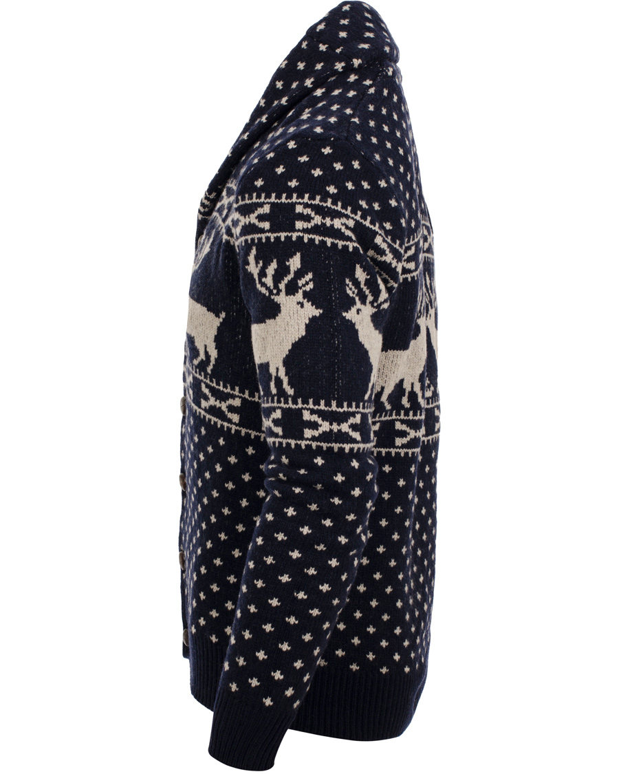Heren | Truien | Hackett | Rudolf Cardigan Navy S