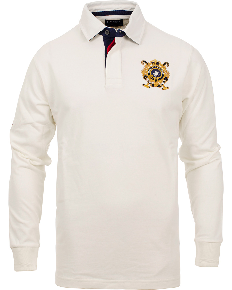Homme | Pulls Et Tricots | Hackett | Snow Union Jack Rugby Winter White