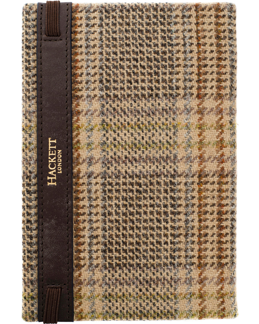 Homme | Hackett Tweed Notebook Tan | Hackett | Tweed Notebook Tan