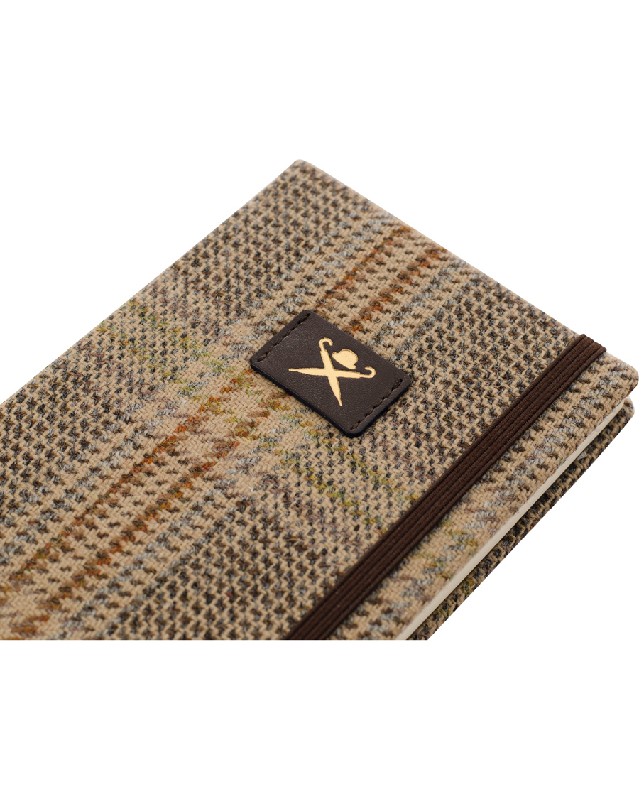 Homme | Hackett Tweed Notebook Tan | Hackett | Tweed Notebook Tan