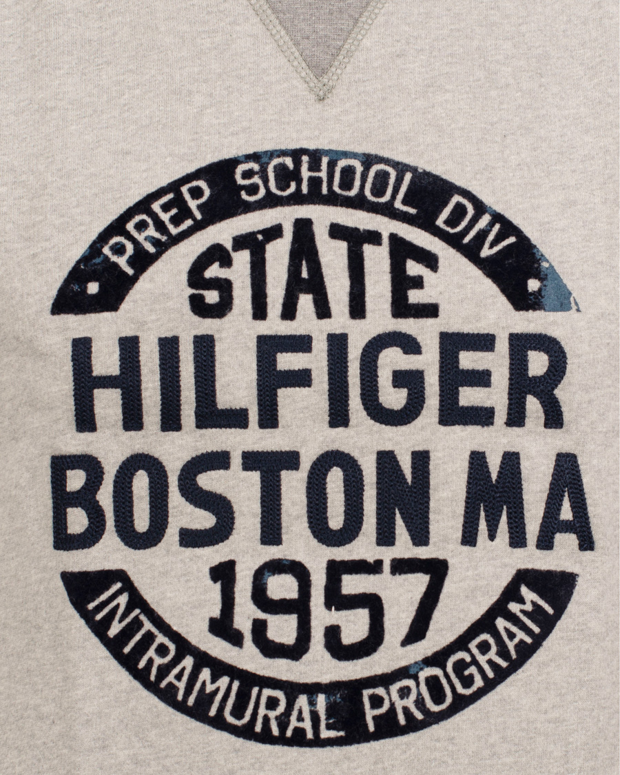Homme | Pulls Et Tricots | Tommy Hilfiger | Largo C-Neck Vintage Fit Sweatshirt Cloud Heather