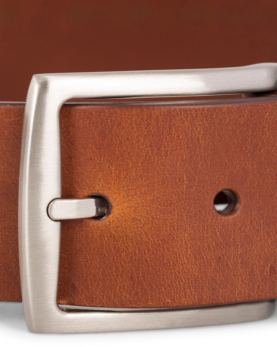 Homme | Tommy Hilfiger New Denton Belt 4 cm Dark Tan | Tommy Hilfiger | New Denton Belt 4 cm Dark Tan