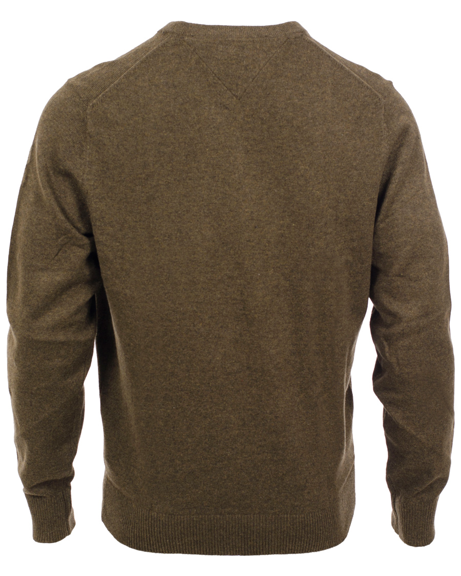 Heren | Truien | Tommy Hilfiger | Pima Cotton Cashmere V-neck Pullover Beech Green