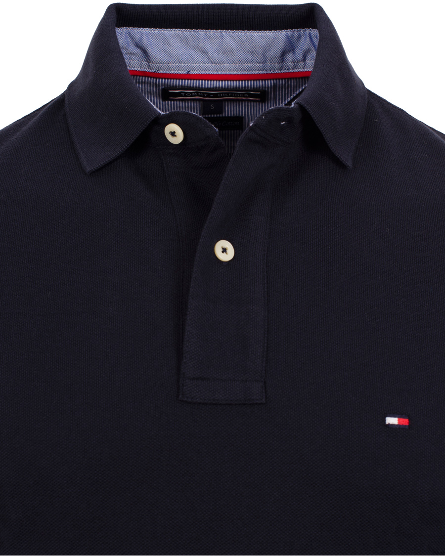 Heren | Truien | Tommy Hilfiger | New Tommy Long Sleeve Piké Regular Fit Midnight