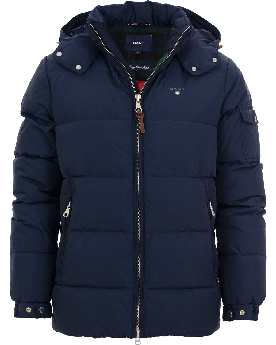 Heren | Jassen | GANT | The Preppy Down Jacket Storm Blue