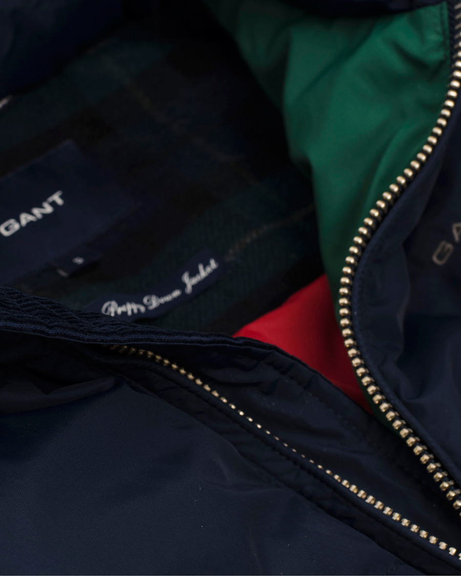 Heren | Jassen | GANT | The Preppy Down Jacket Storm Blue