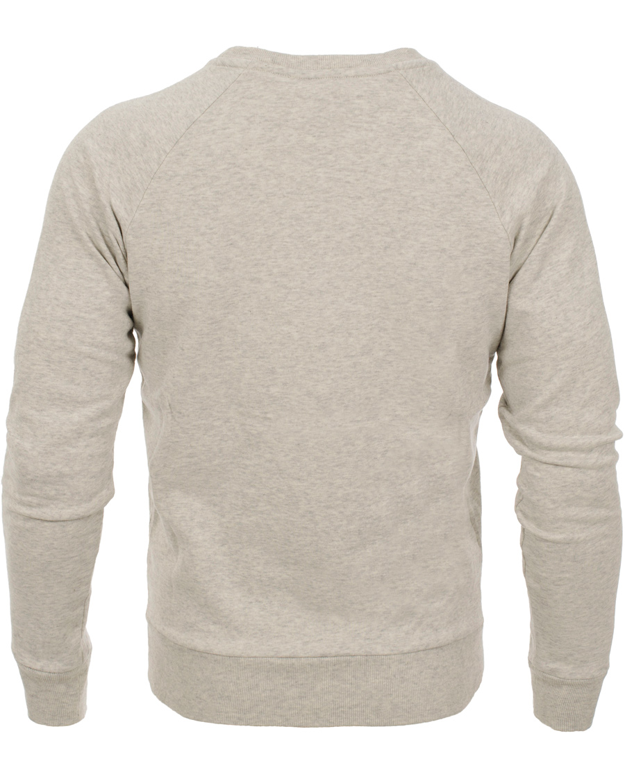 Homme | Pulls Et Tricots | GANT | Yale Coop C-Neck Sweat Light Grey Melange