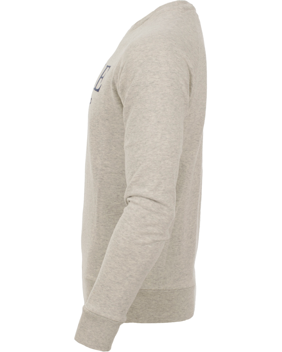 Homme | Pulls Et Tricots | GANT | Yale Coop C-Neck Sweat Light Grey Melange