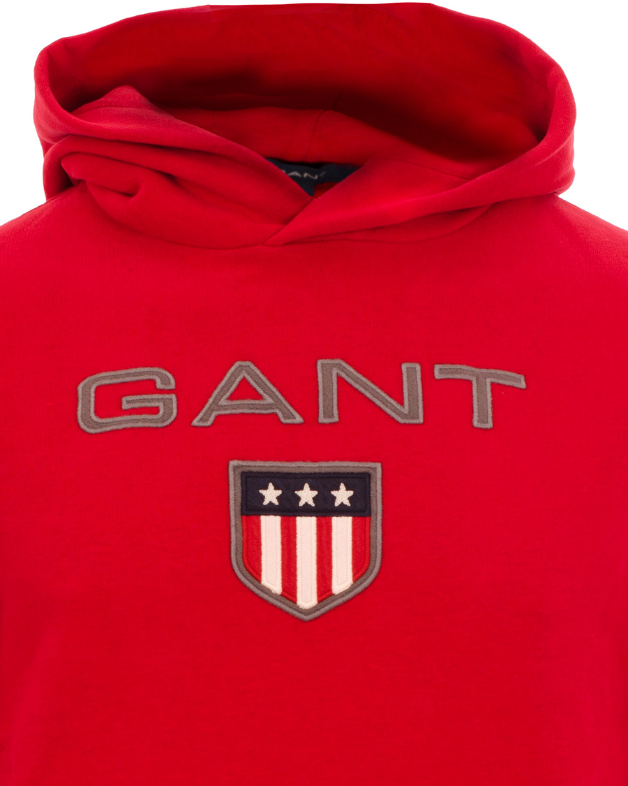 Homme | Pulls Et Tricots | GANT | Shield Hoodie Red