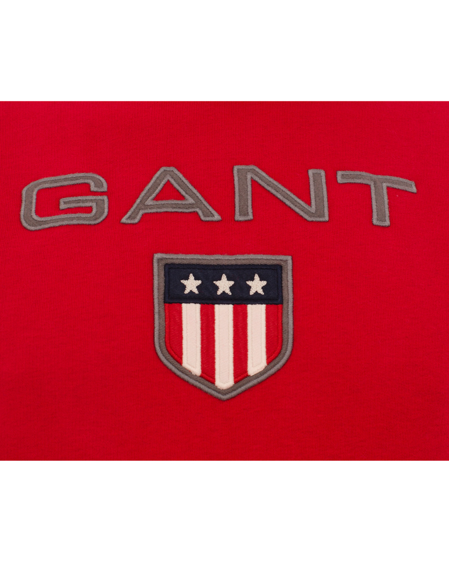 Homme | Pulls Et Tricots | GANT | Shield Hoodie Red