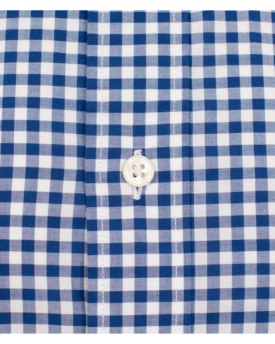 Heren | Overhemden | GANT | The Gingham Regular Fit Shirt Deep Cobalt Blue