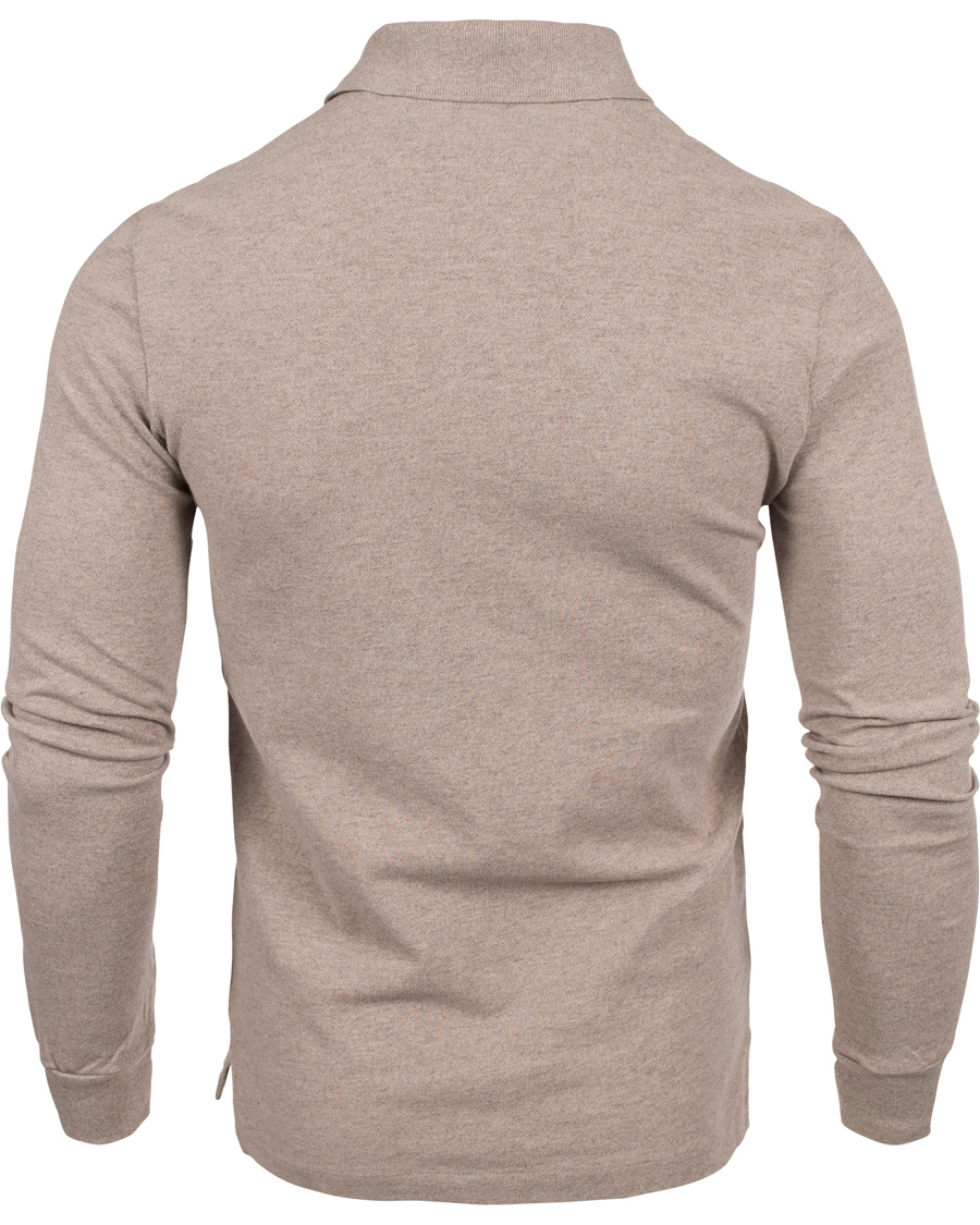 Homme | Pulls Et Tricots | Polo Ralph Lauren | Long Sleeve Slim Fit Piké Fisherman Heather