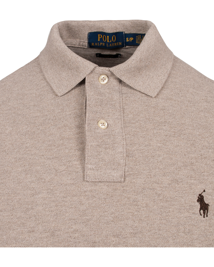 Homme | Pulls Et Tricots | Polo Ralph Lauren | Long Sleeve Slim Fit Piké Fisherman Heather