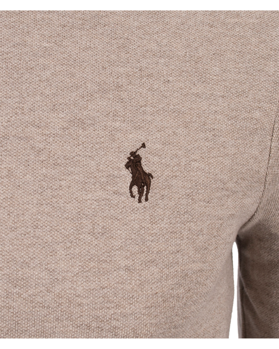 Homme | Pulls Et Tricots | Polo Ralph Lauren | Long Sleeve Slim Fit Piké Fisherman Heather