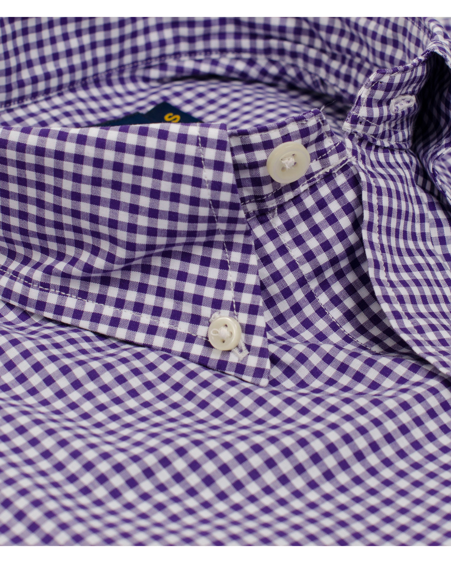 Homme | Chemises | Polo Ralph Lauren | Slim Fit Poplin Check Shirt Purple