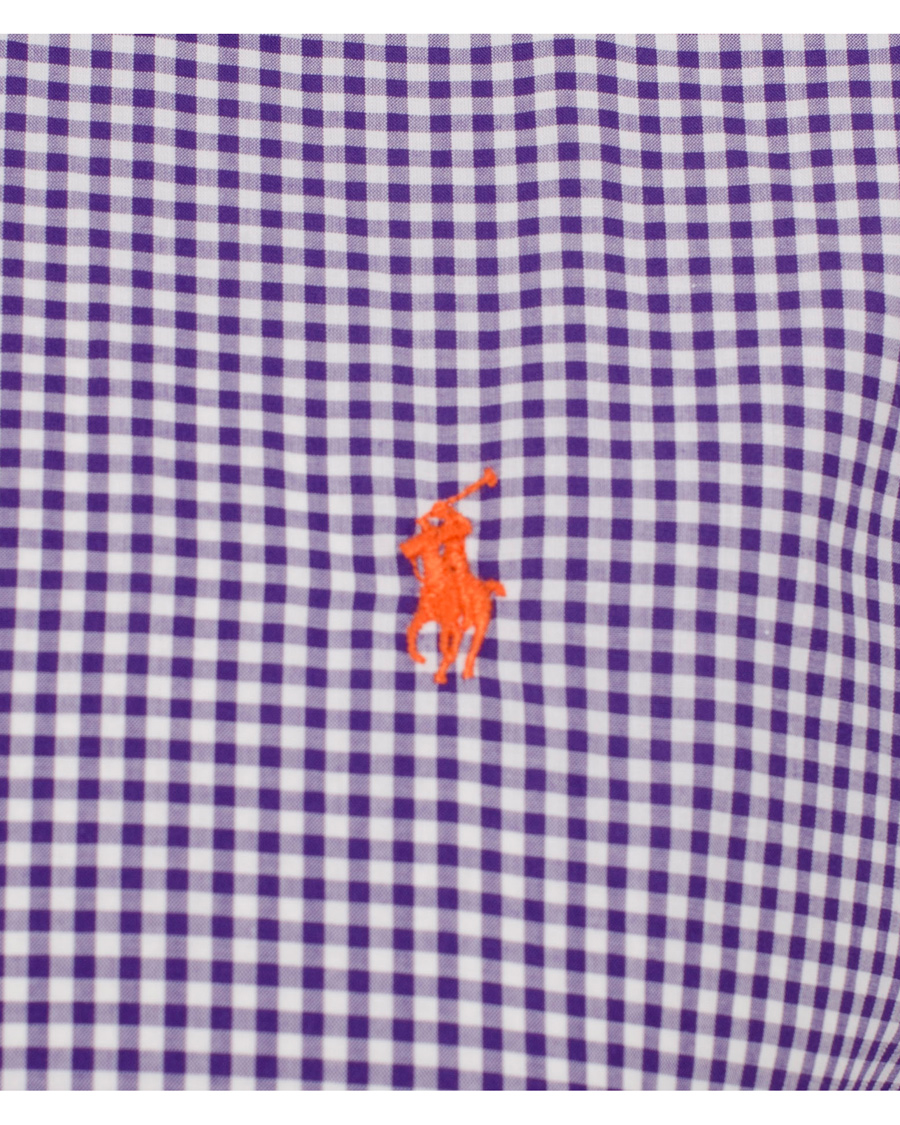 Homme | Chemises | Polo Ralph Lauren | Slim Fit Poplin Check Shirt Purple