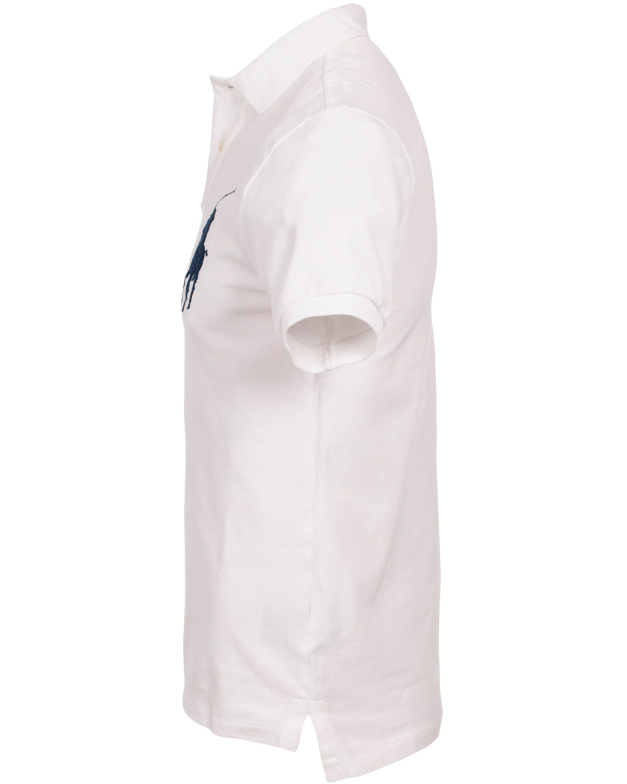 Heren | Polo's | Polo Ralph Lauren | Slim Fit Big Pony Piké White
