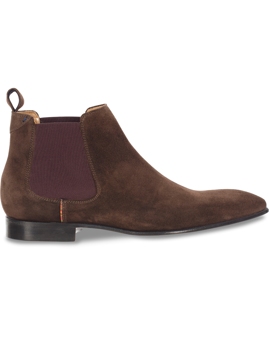 Heren | Paul Smith Shoe Falconer Chelsea Boot Brown Suede | Paul Smith Shoe | Falconer Chelsea Boot Brown Suede