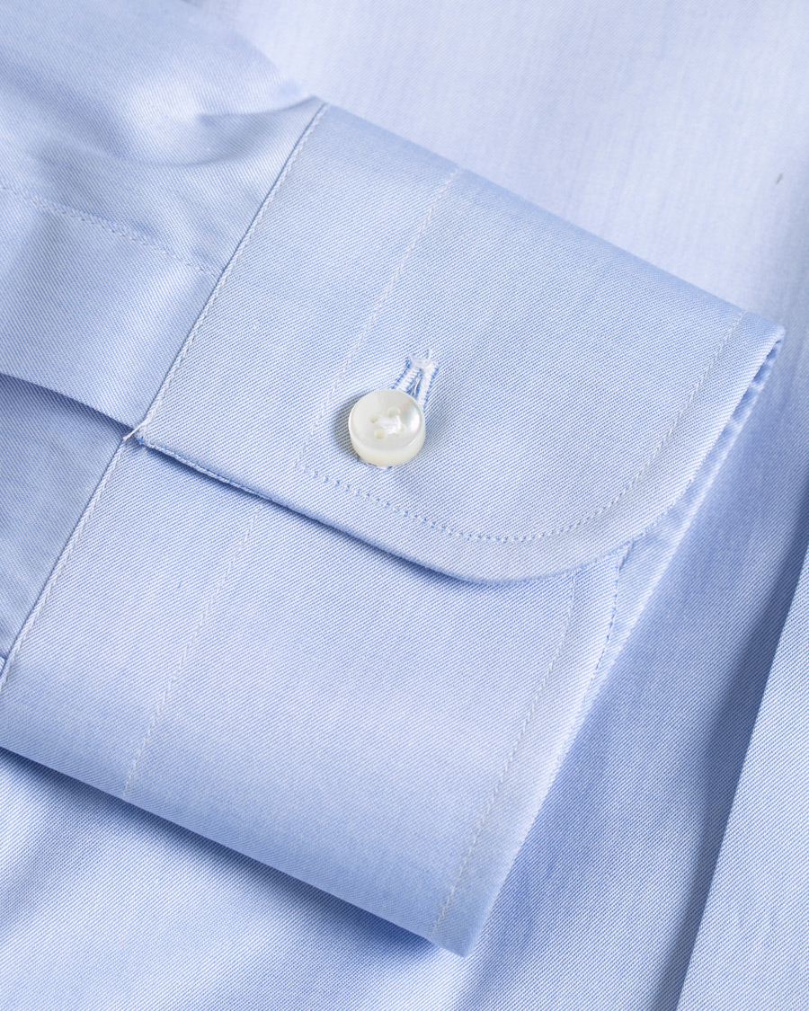 Homme | Chemises | Barba Napoli | Slim Fit Shirt Light Blue 38 - S