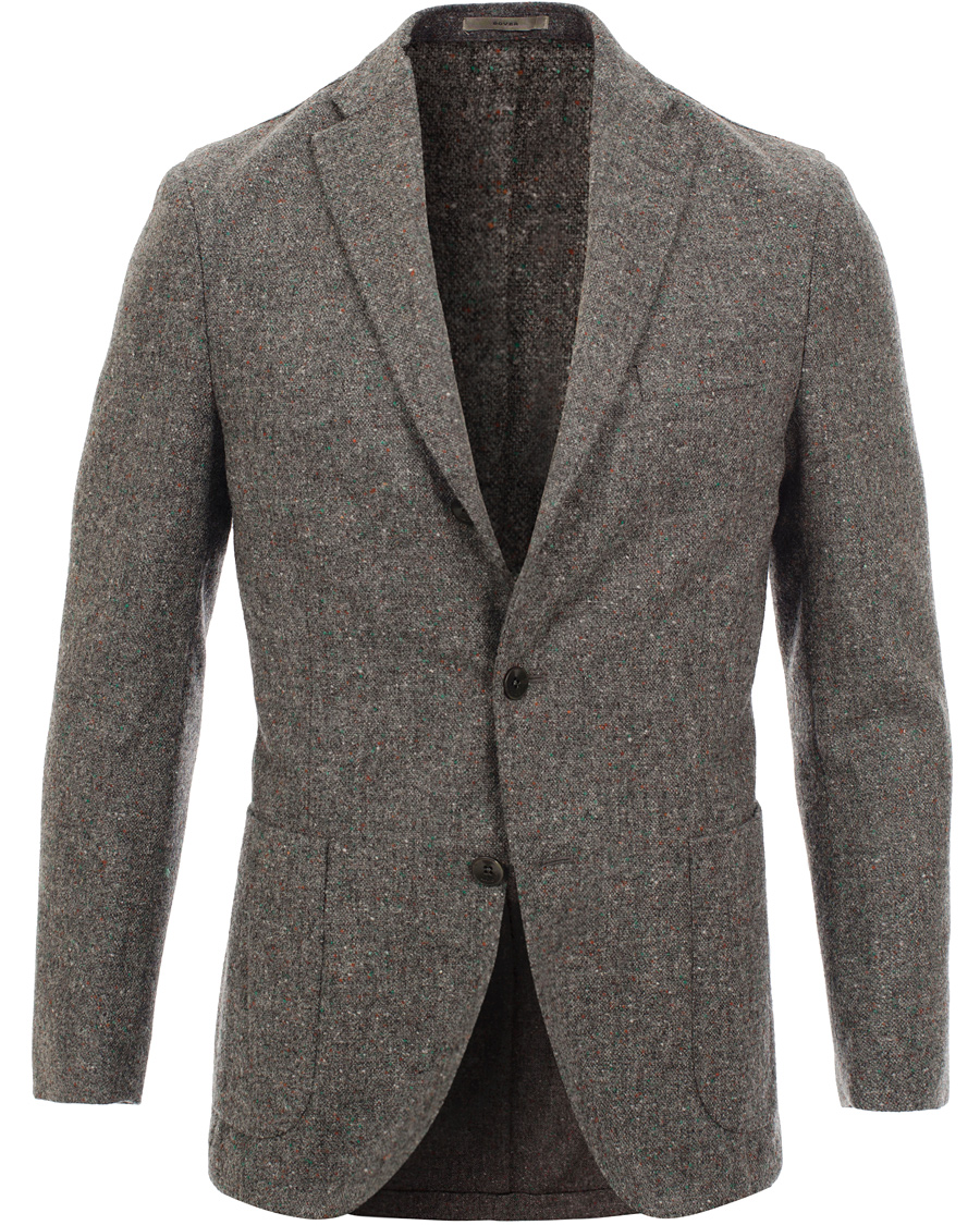 Homme | Blazers | Boglioli | Dover Patch Pocket Wool Blazer Grey