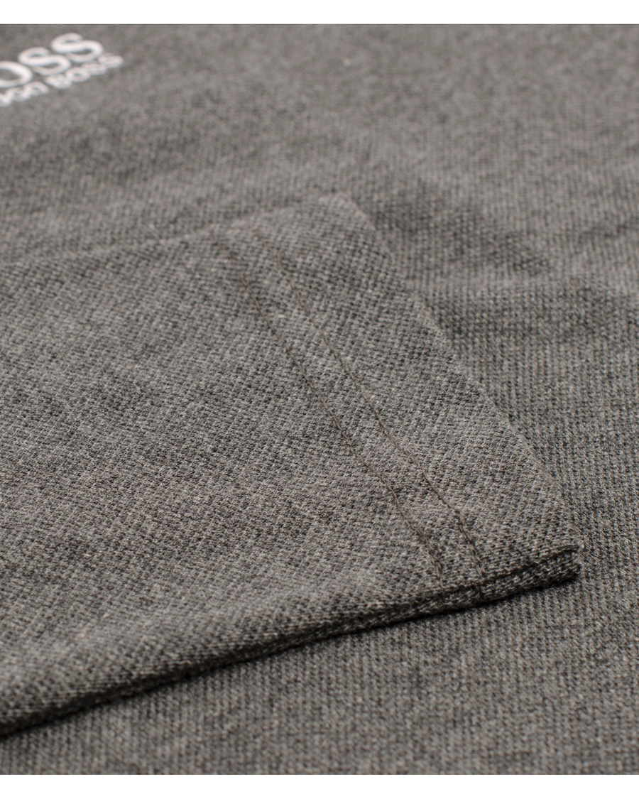 Heren | Truien | BOSS GREEN | BOSS Athleisure Plisy Long Sleeve Piké Medium Grey