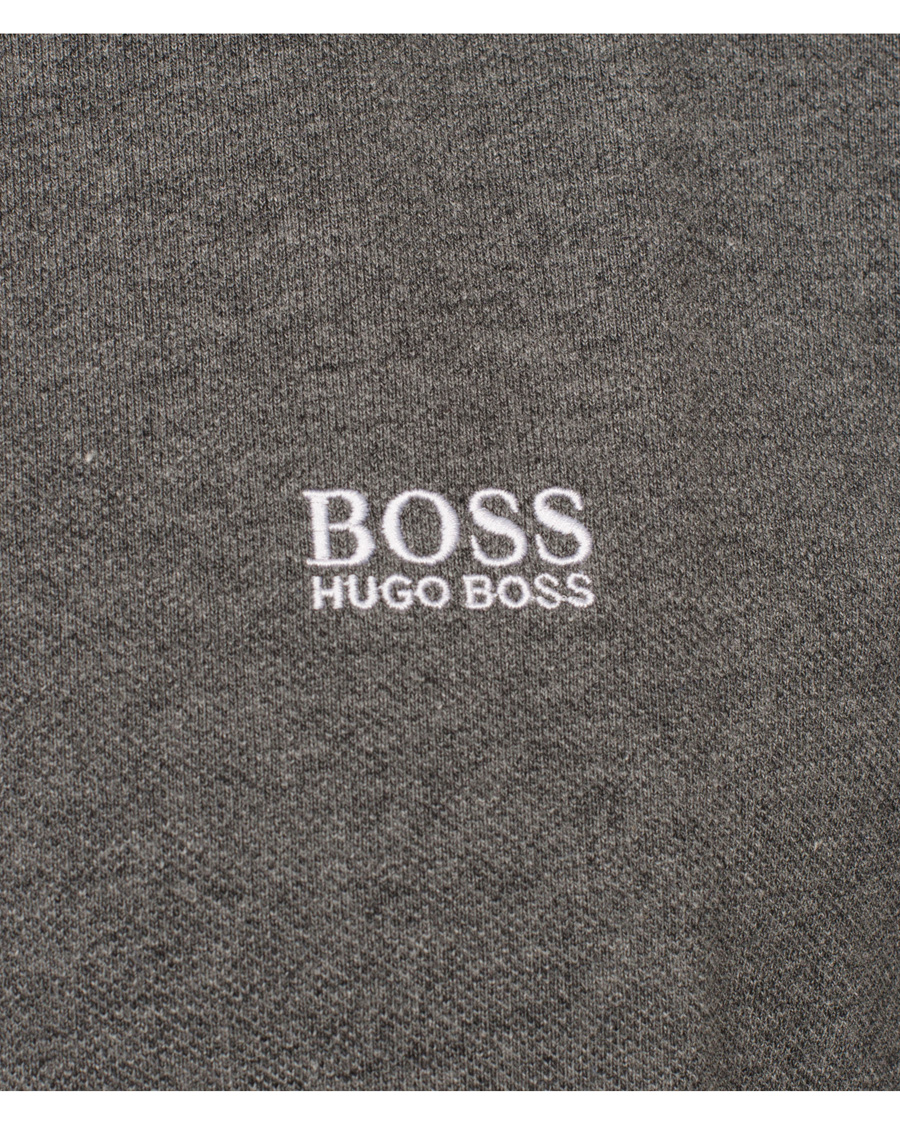 Heren | Truien | BOSS GREEN | BOSS Athleisure Plisy Long Sleeve Piké Medium Grey