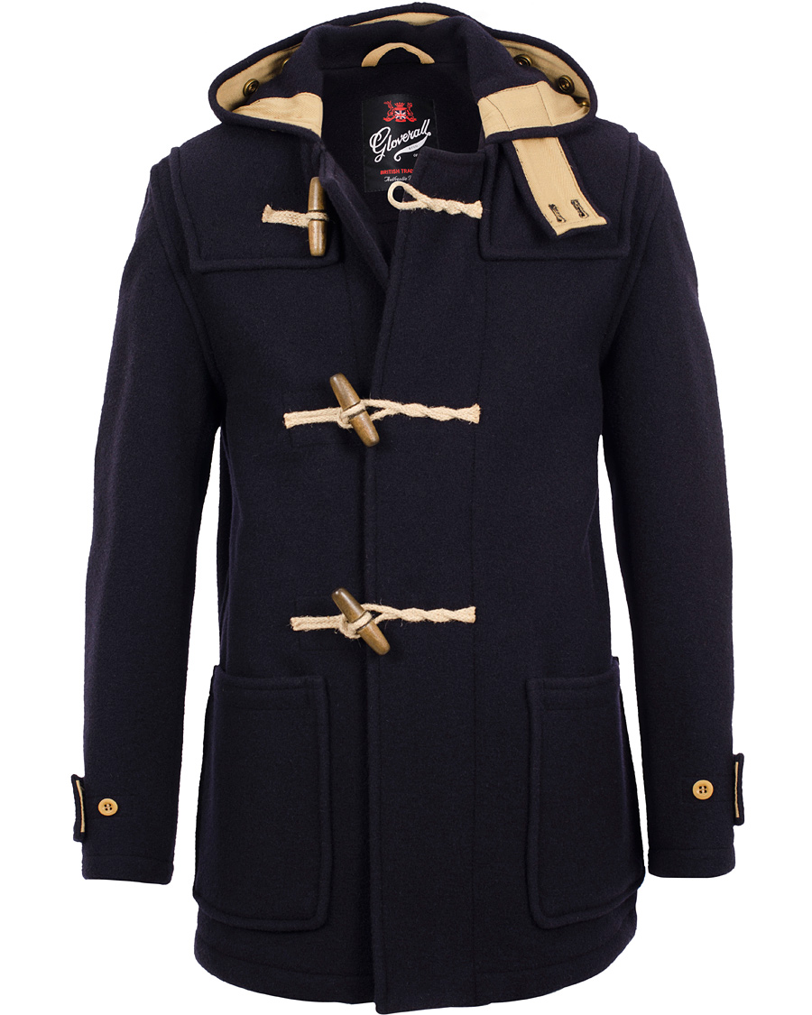 Homme | Manteaux Et Vestes | Gloverall | Mid Length Montgomery Duffel Coat 3577 Navy