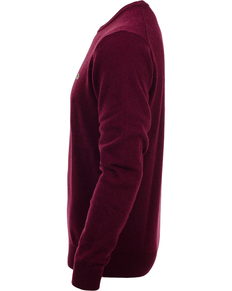 Homme | Pulls Et Tricots | Lacoste | Lambswool Pullover Crew Neck Griottine Cherry