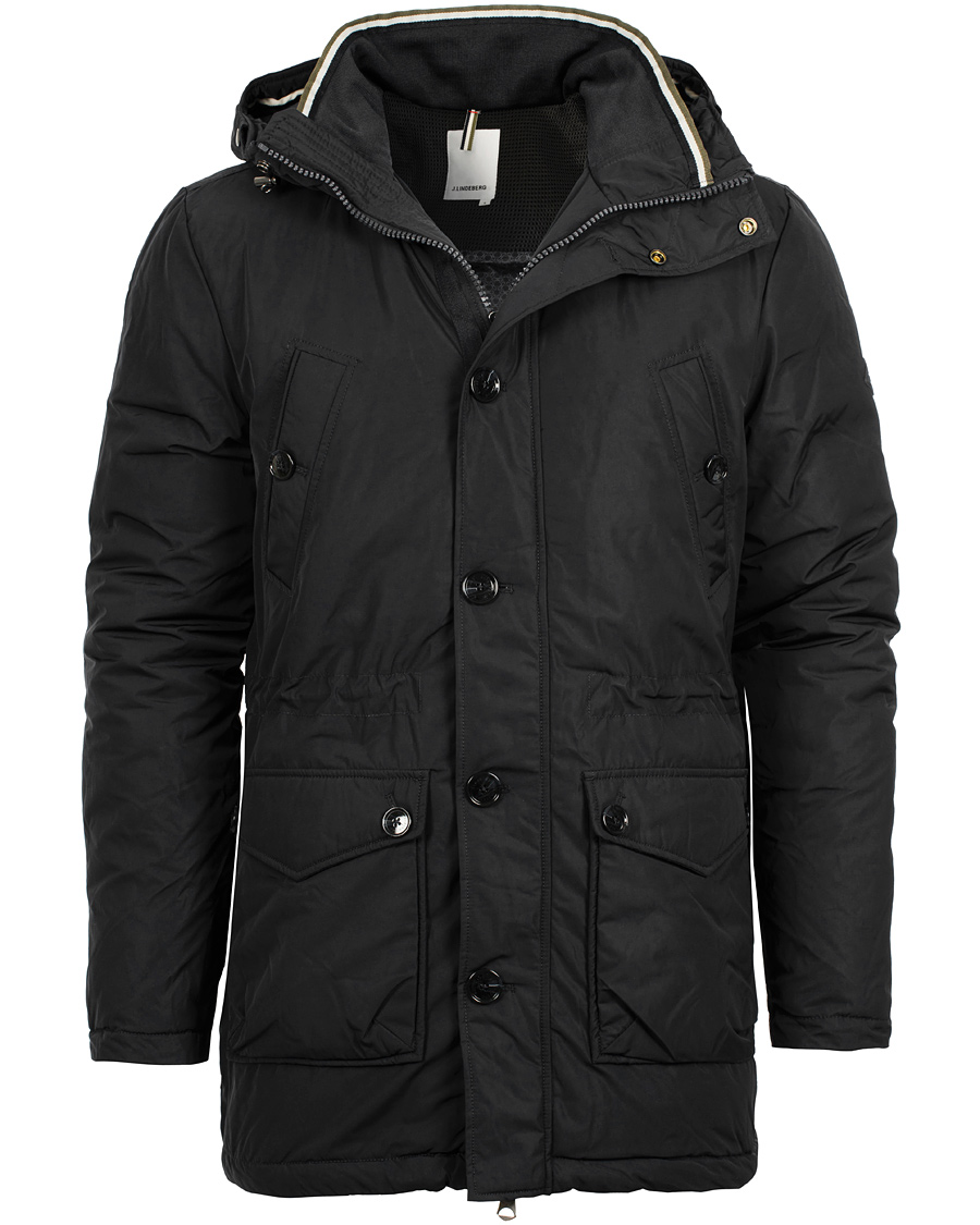 Homme | Manteaux Et Vestes | J.Lindeberg | Odin Dressed Poly Parka Black
