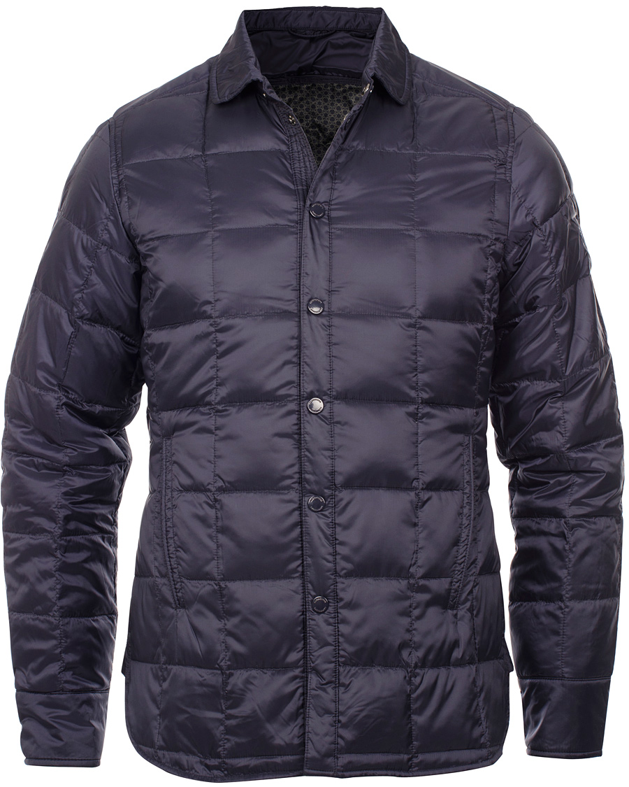 Heren | Jassen | J.Lindeberg | Lawler 46 Feather Nylon Quilted Jacket Dark Navy