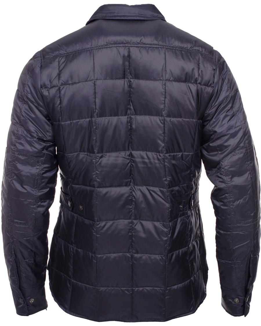 Heren | Jassen | J.Lindeberg | Lawler 46 Feather Nylon Quilted Jacket Dark Navy