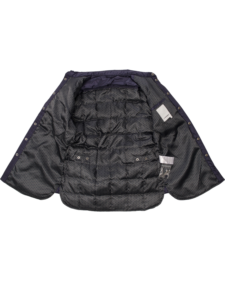 Heren | Jassen | J.Lindeberg | Lawler 46 Feather Nylon Quilted Jacket Dark Navy