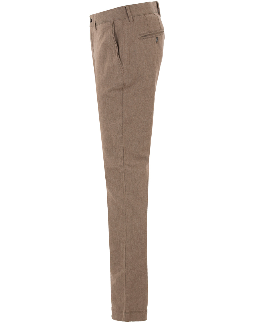 Homme | Pantalons | J.Lindeberg | Chaze Flannel Twill Chino Light Grey/Brown