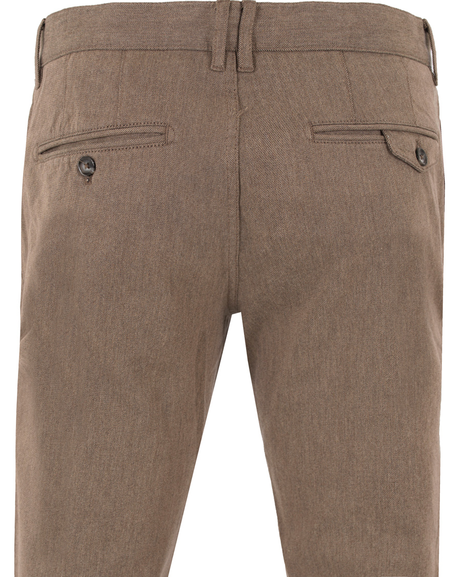 Homme | Pantalons | J.Lindeberg | Chaze Flannel Twill Chino Light Grey/Brown