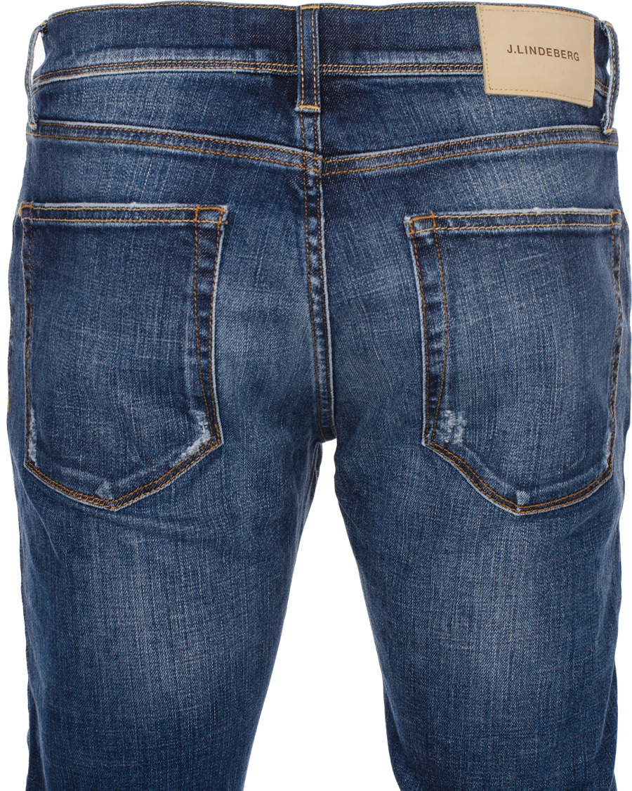 Homme | Jeans | J.Lindeberg | Damien Creek Com Mid Blue