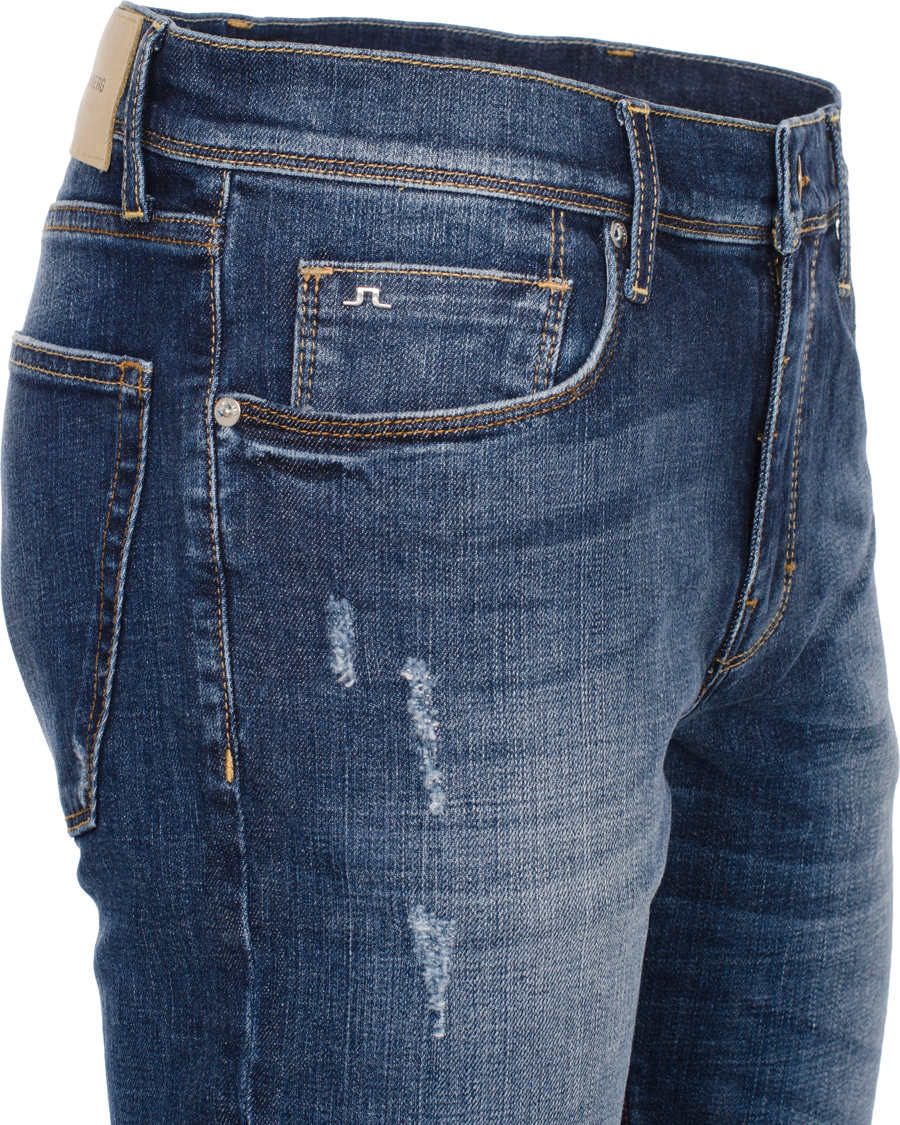 Homme | Jeans | J.Lindeberg | Damien Creek Com Mid Blue