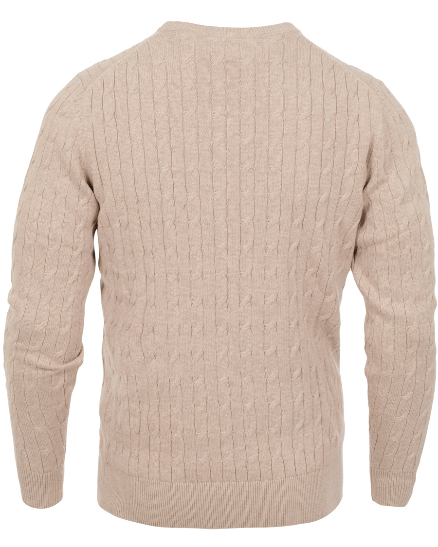 Homme | Pulls Et Tricots | J.Lindeberg | Jave Pullover Braid Cable Beige Melange