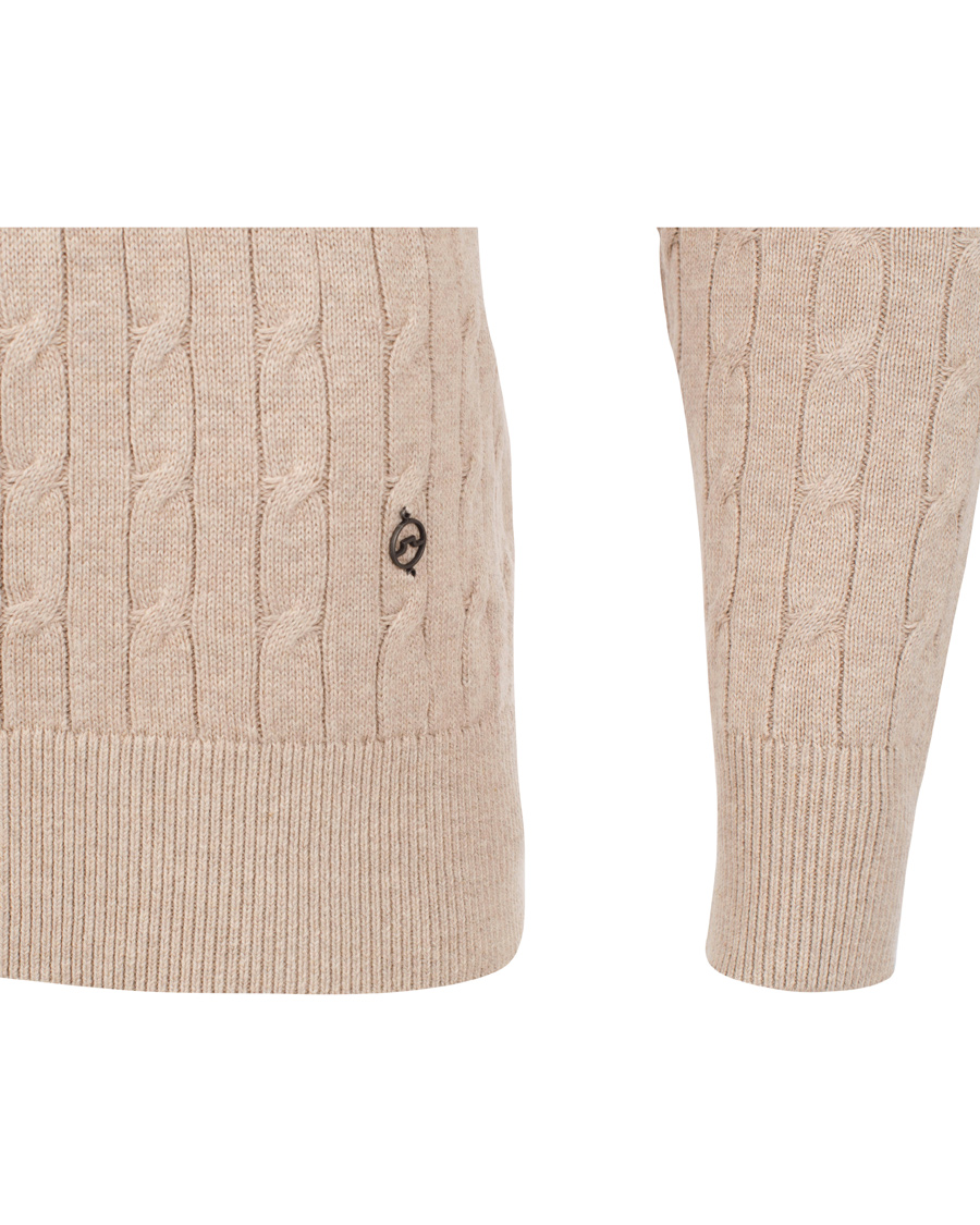 Homme | Pulls Et Tricots | J.Lindeberg | Jave Pullover Braid Cable Beige Melange