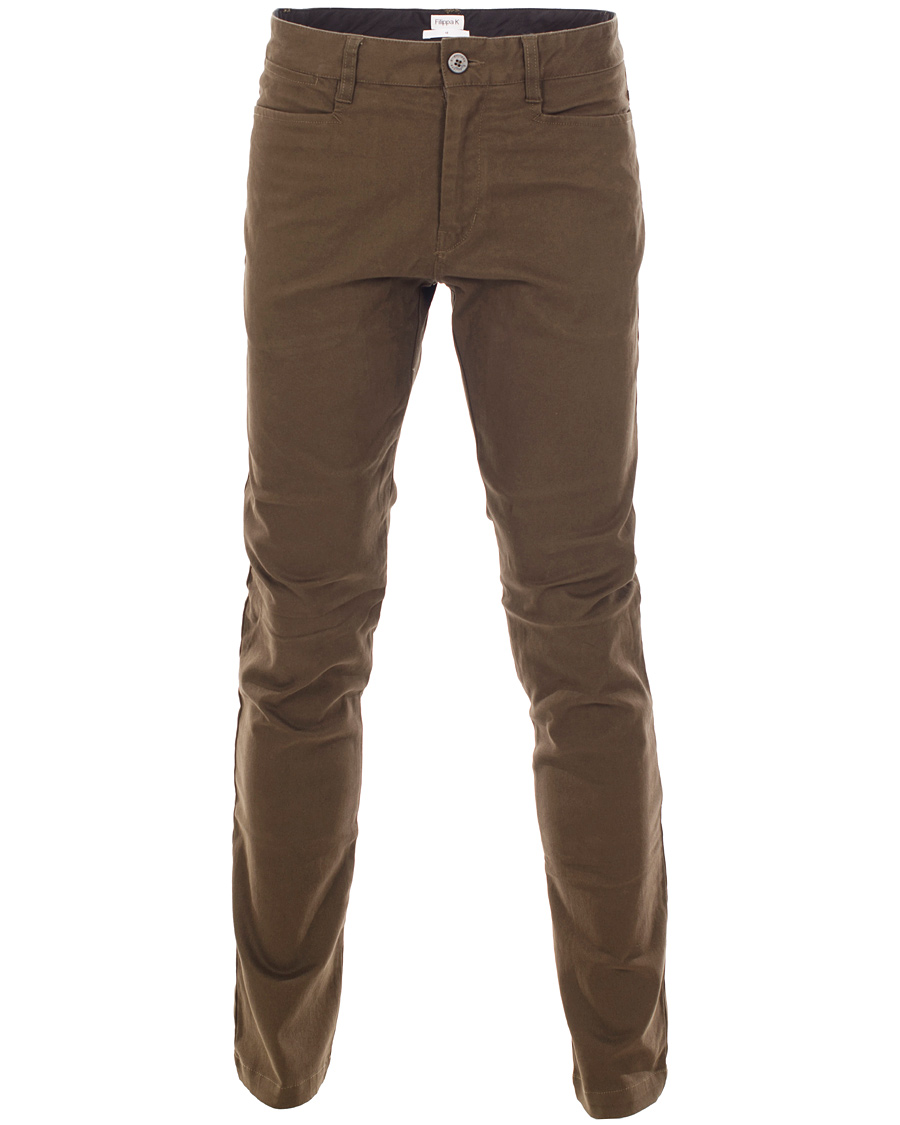 Homme | Pantalons | Filippa K | Liam Bedford Stretch Pants Teak