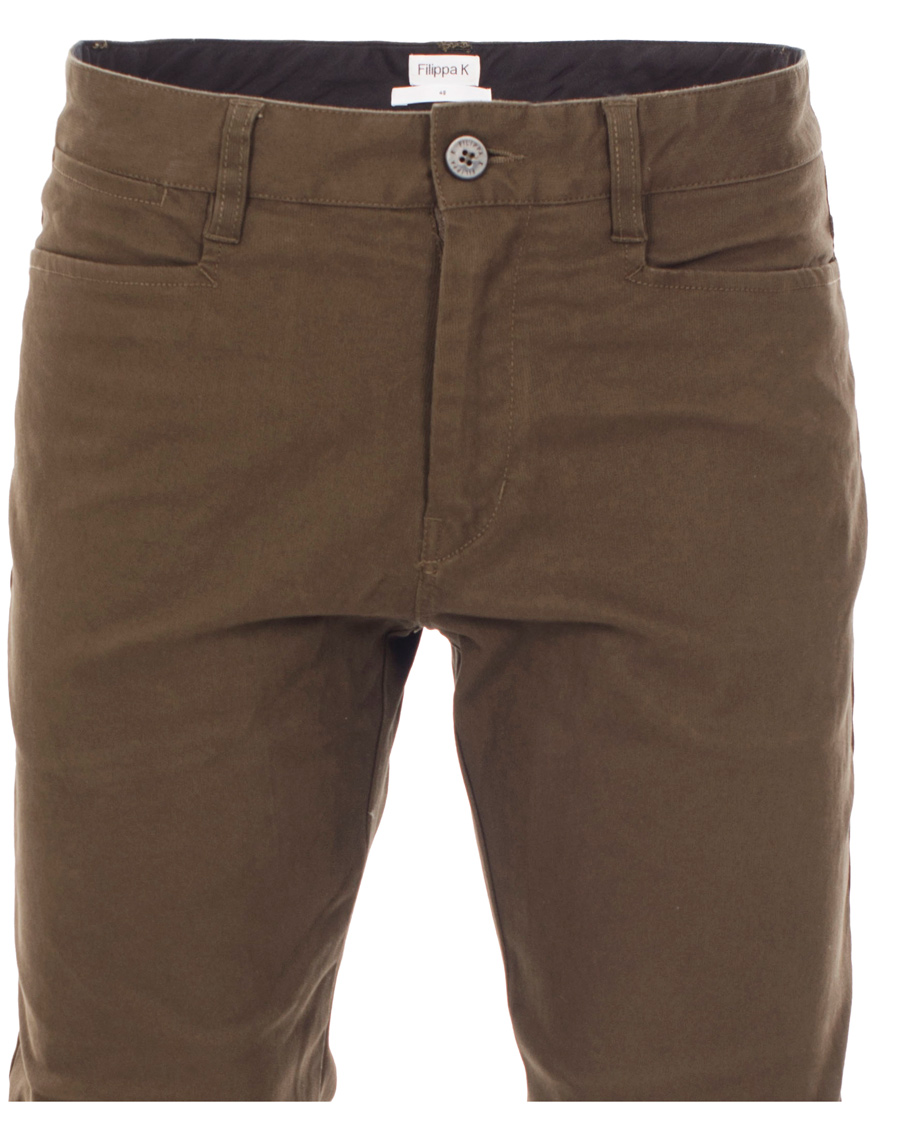 Homme | Pantalons | Filippa K | Liam Bedford Stretch Pants Teak