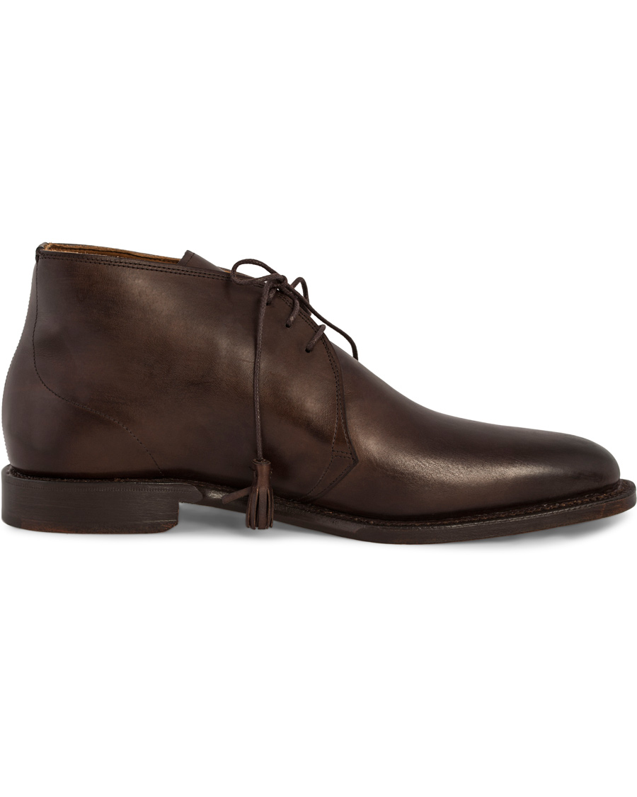 Homme | Polo Ralph Lauren Prestwick Boot Burnished Calf Dark Brown | Polo Ralph Lauren | Prestwick Boot Burnished Calf Dark Brown