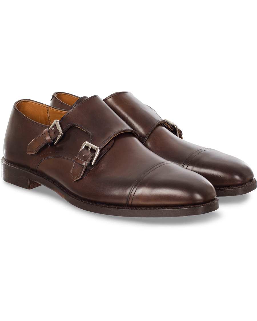 Homme | Polo Ralph Lauren Perdiswell Monkstrap Burnished Calf Brown | Polo Ralph Lauren | Perdiswell Monkstrap Burnished Calf Brown