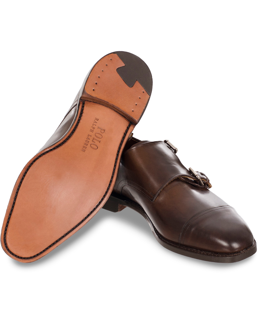 Homme | Polo Ralph Lauren Perdiswell Monkstrap Burnished Calf Brown | Polo Ralph Lauren | Perdiswell Monkstrap Burnished Calf Brown