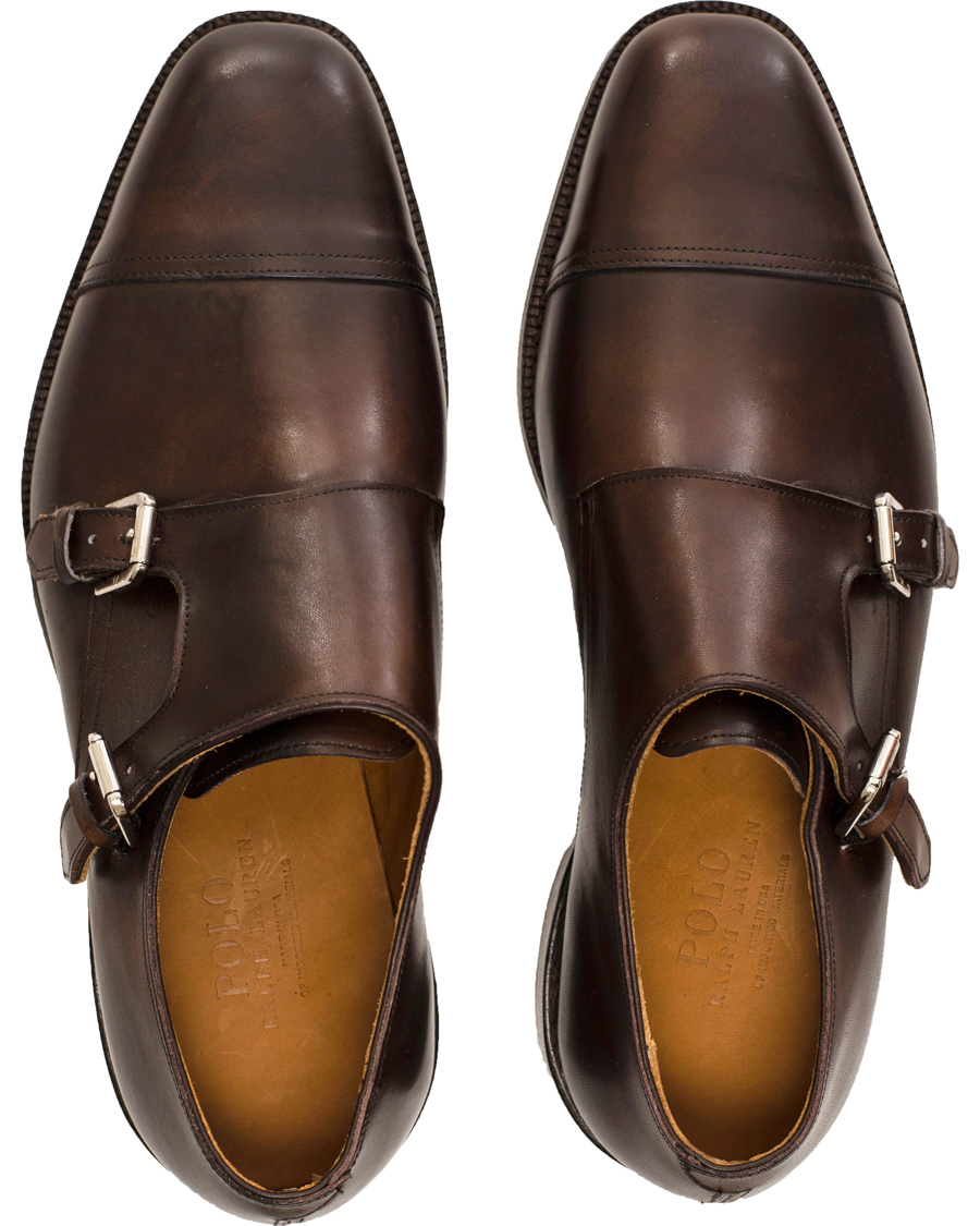 Homme | Polo Ralph Lauren Perdiswell Monkstrap Burnished Calf Brown | Polo Ralph Lauren | Perdiswell Monkstrap Burnished Calf Brown