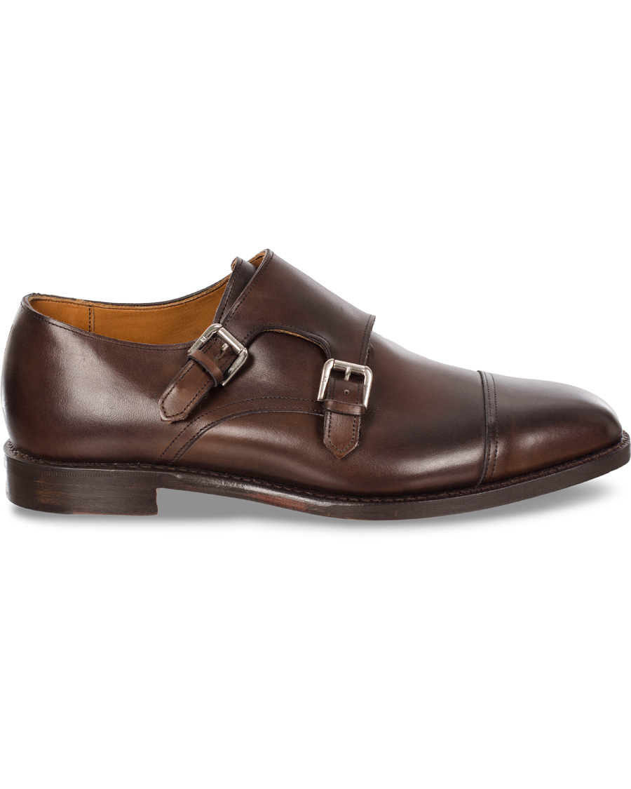 Homme | Polo Ralph Lauren Perdiswell Monkstrap Burnished Calf Brown | Polo Ralph Lauren | Perdiswell Monkstrap Burnished Calf Brown