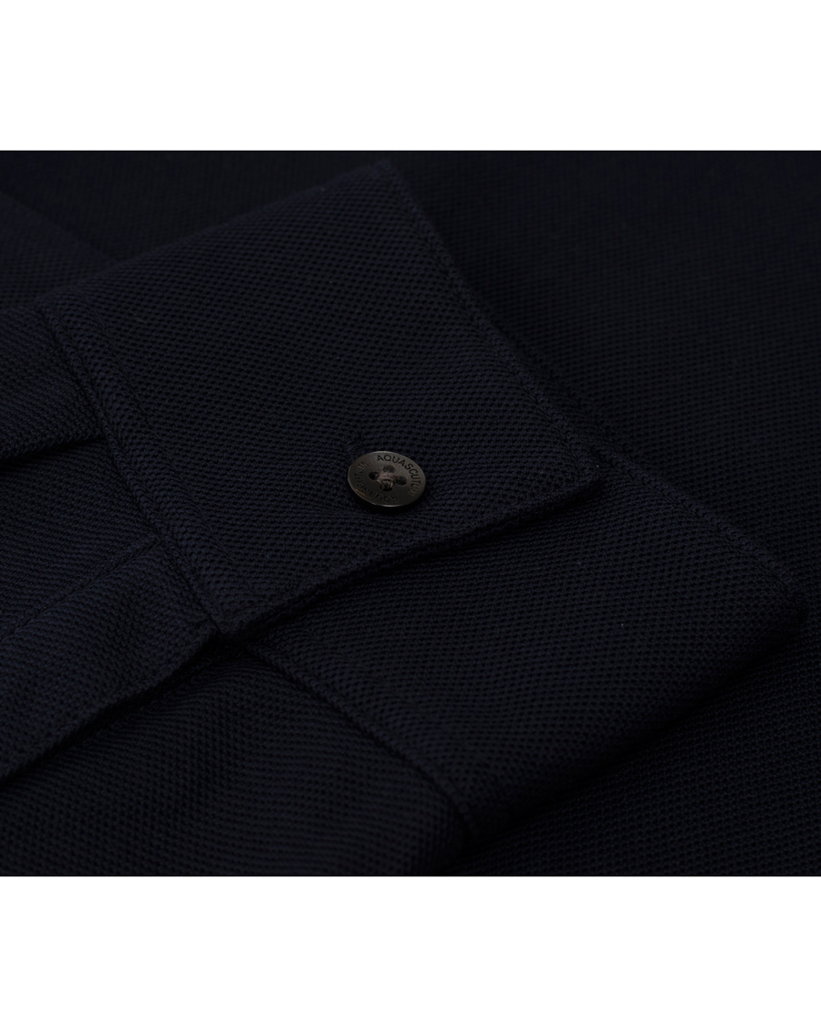 Homme | Pulls Et Tricots | Aquascutum | Long Sleeve Polo Navy