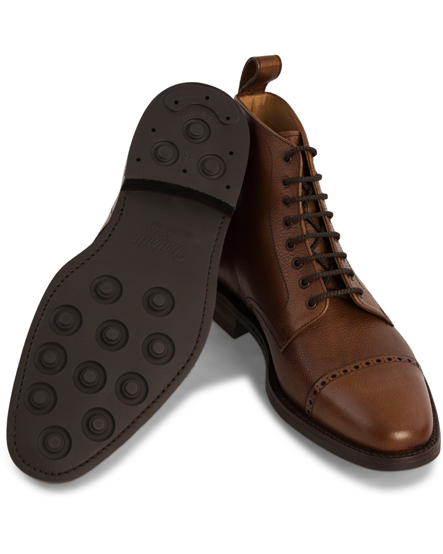 Heren | Loake 1880 Hyde Boot Brown Burnished Grain Calf | Loake 1880 | Hyde Boot Brown Burnished Grain Calf